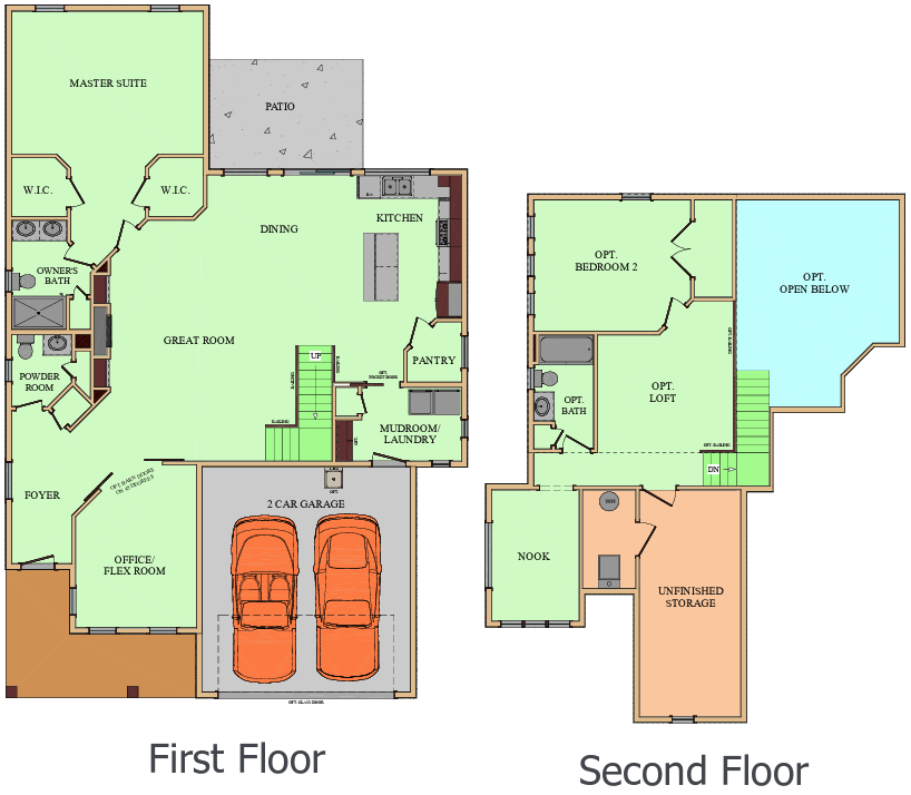 Carmody 2.1 Floor Plans