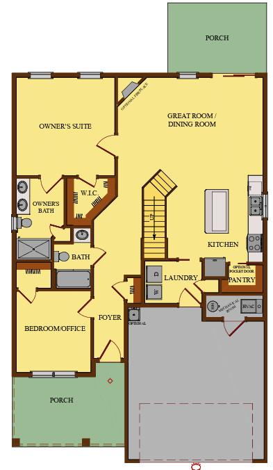 Harbor B floor plan