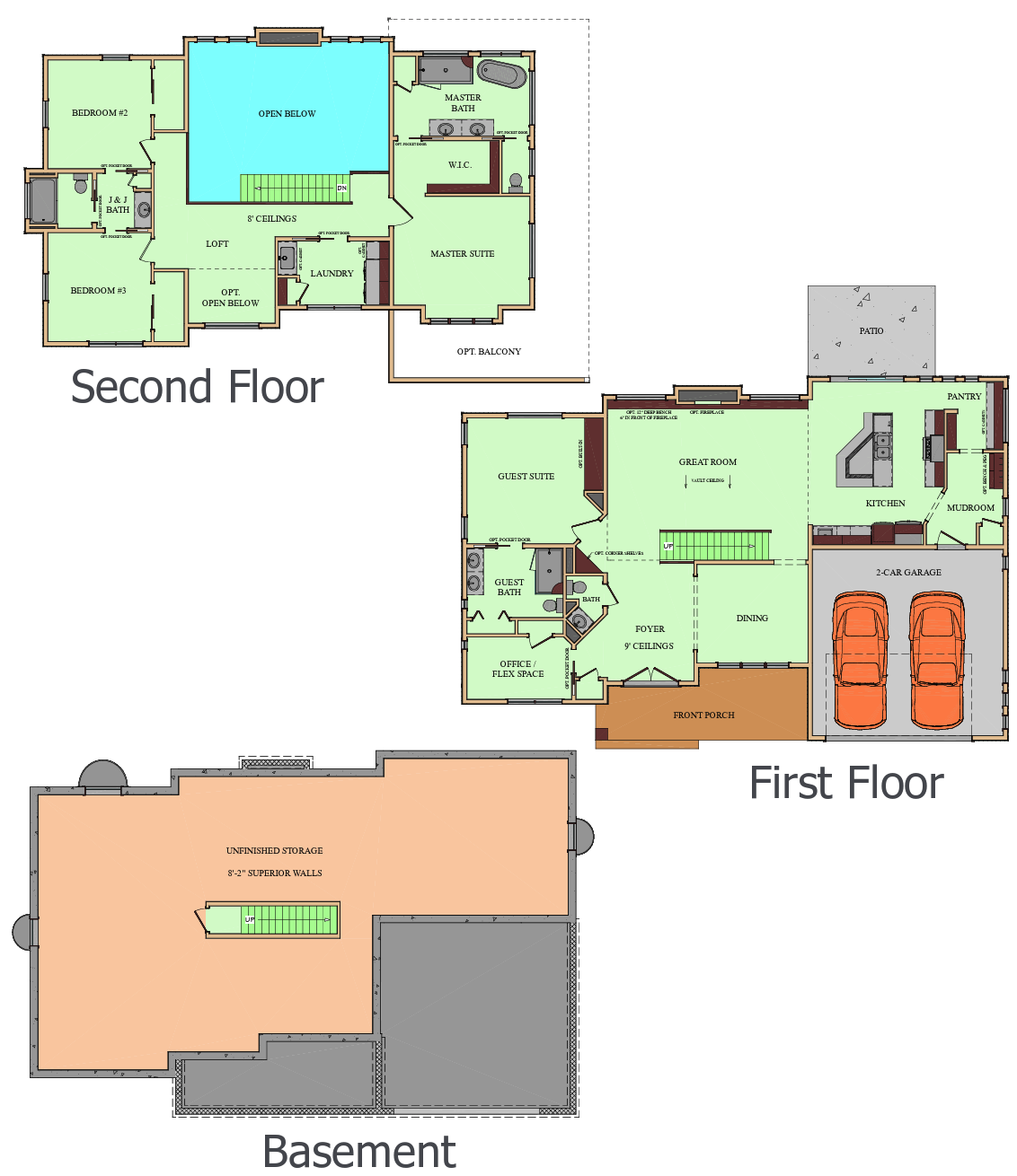 Saber Floor Plans