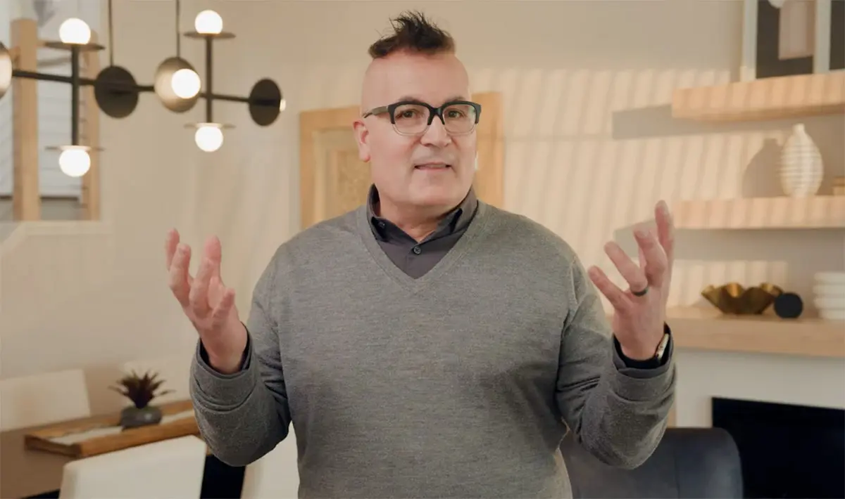 Front of a house - custom home in the video