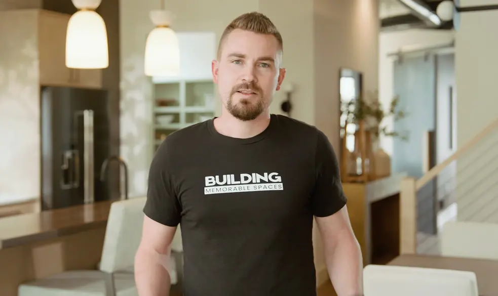 Front of a house - custom home in the video