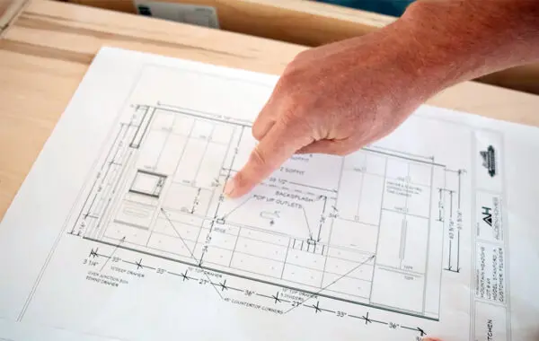 Reviewing house plans