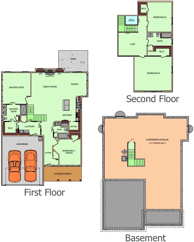 Floor plan diagram for Alloy
