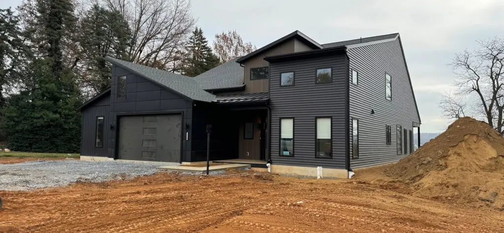 Home on custom lot