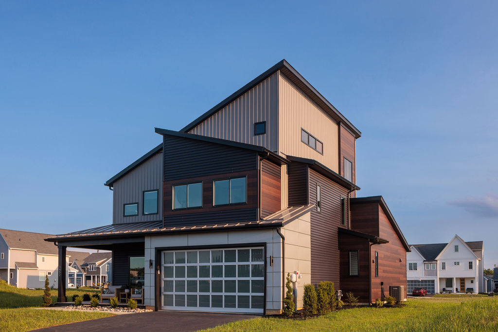 Modern custom home design by Alden Homes